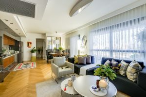 פארק צמרת W-PRIME דירת 4 חדרים שהפכו ל-3.5 מרוהטת למכירה