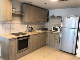 מרינה דירת 2 חדרים מרוהטת מלא להשכרה, נוף לים