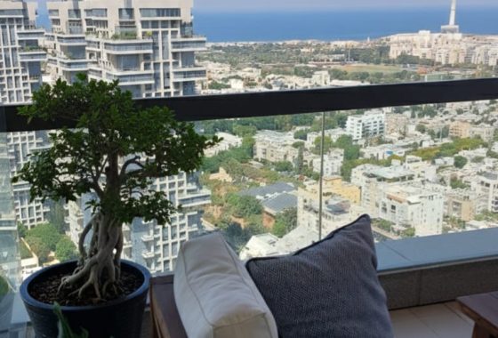 פארק צמרת דירת 5 חדרים במגדל יוקרתי להשכרה / למכירה